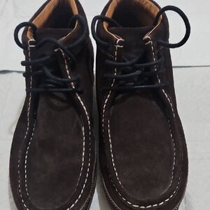 Cole Haan Men's Brown Suede Lace-Up Shoes